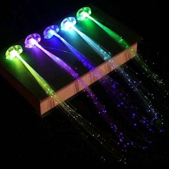Accessories 2pc Fiber Optic Light Hair Clip Poshmark